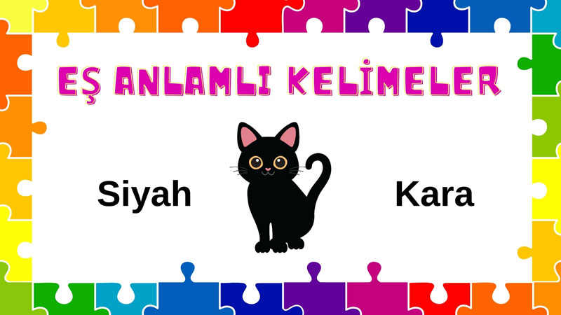 Eş Anlamlı Kelimeler