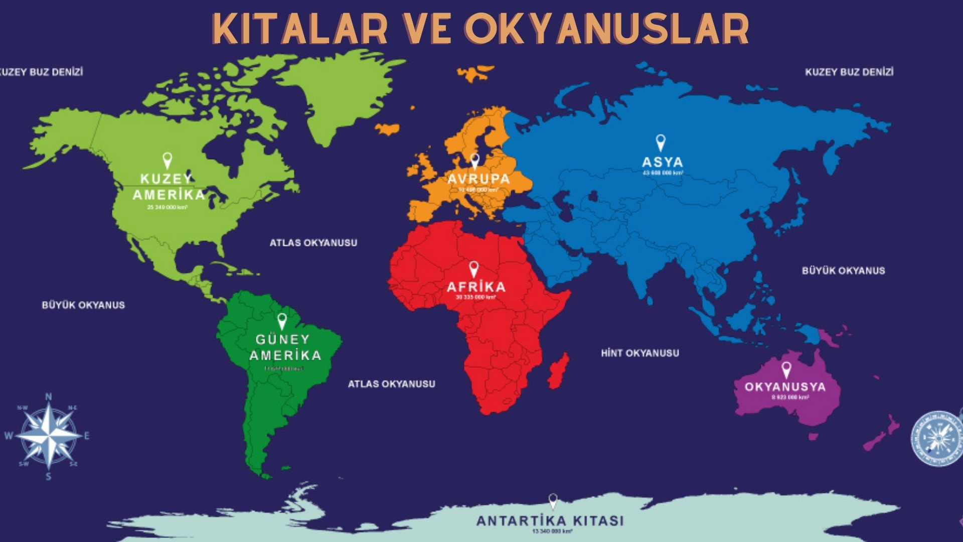 Kıtalar ve Okyanuslar